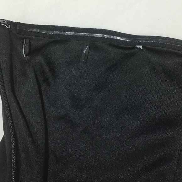 LULU'S SZ S Dramatic Fanatic Black Strapless Tulle Trumpet Maxi Dress NEW B42 - Picture 4 of 6